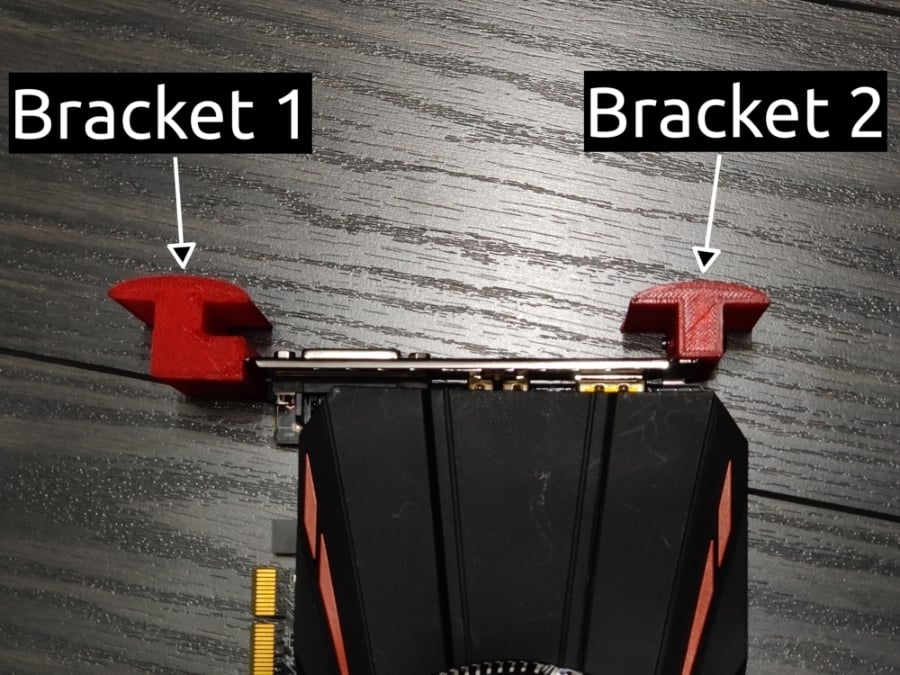 2 Slot GPU Hanger Bracket Clamps for Mining Rigs