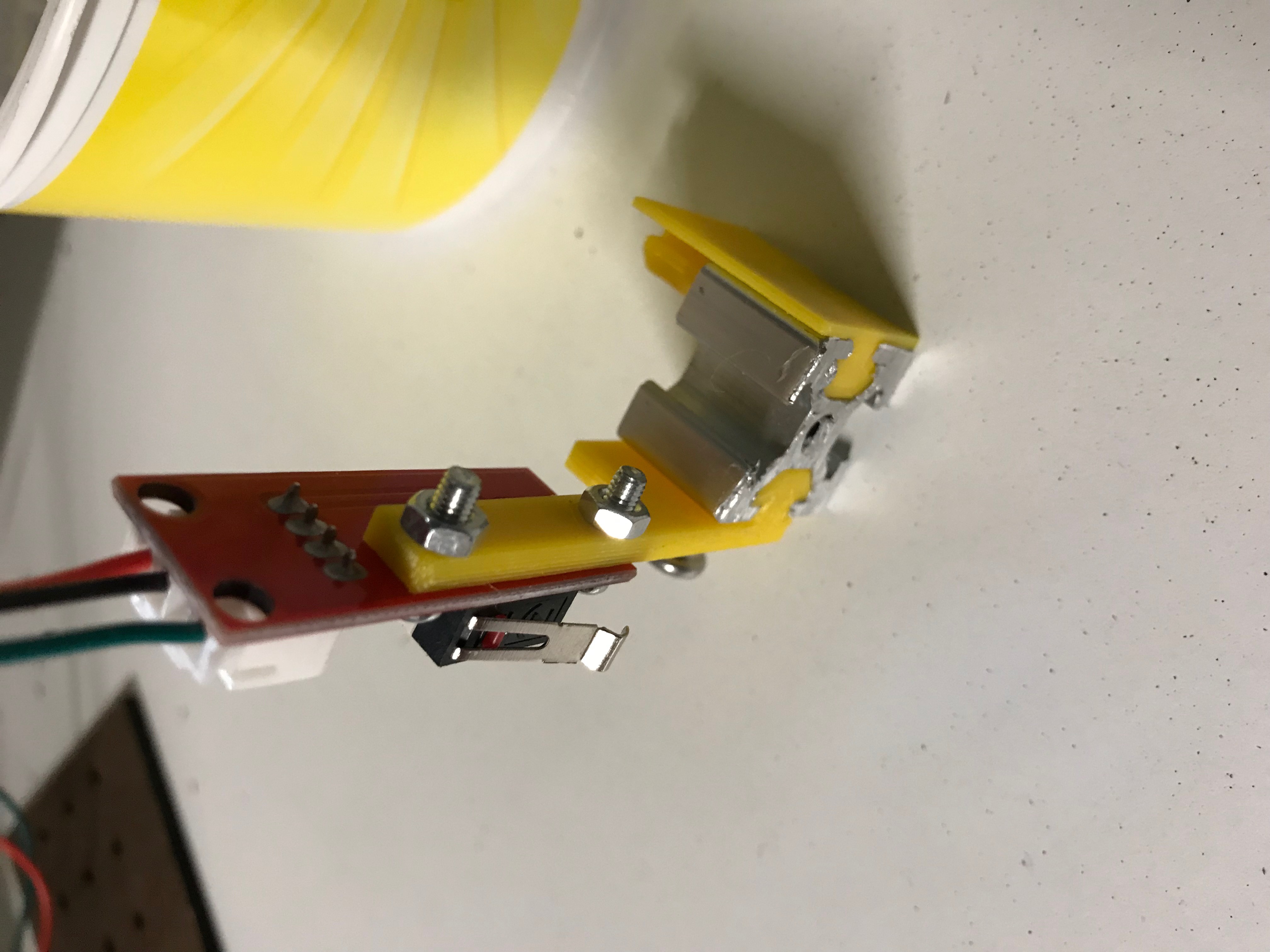 Limit switch holder 20mm makerbeam