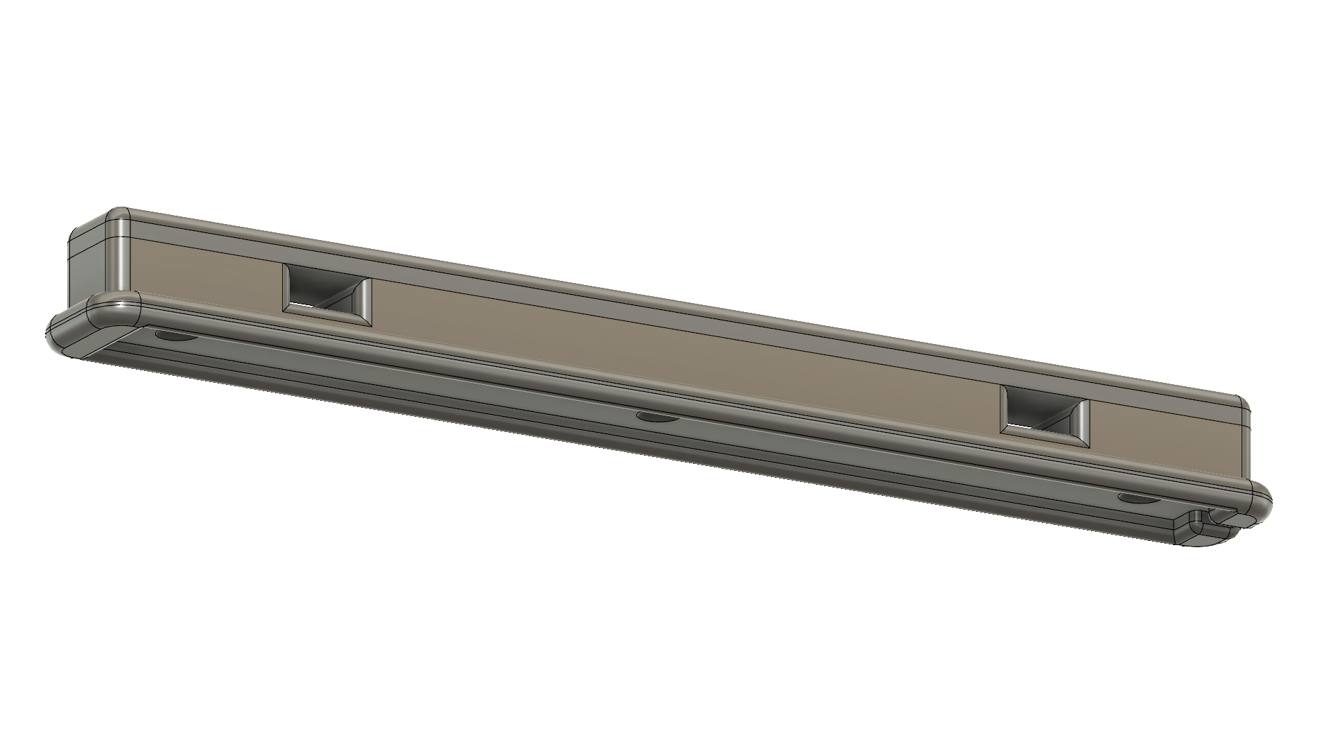 LED Lightbar Holder for Prusa i3 Under-MMU mounting.