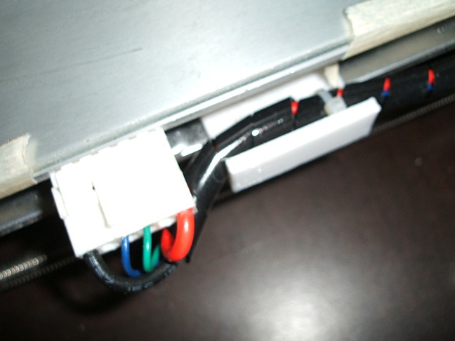 Anet A8 bed cable clamp