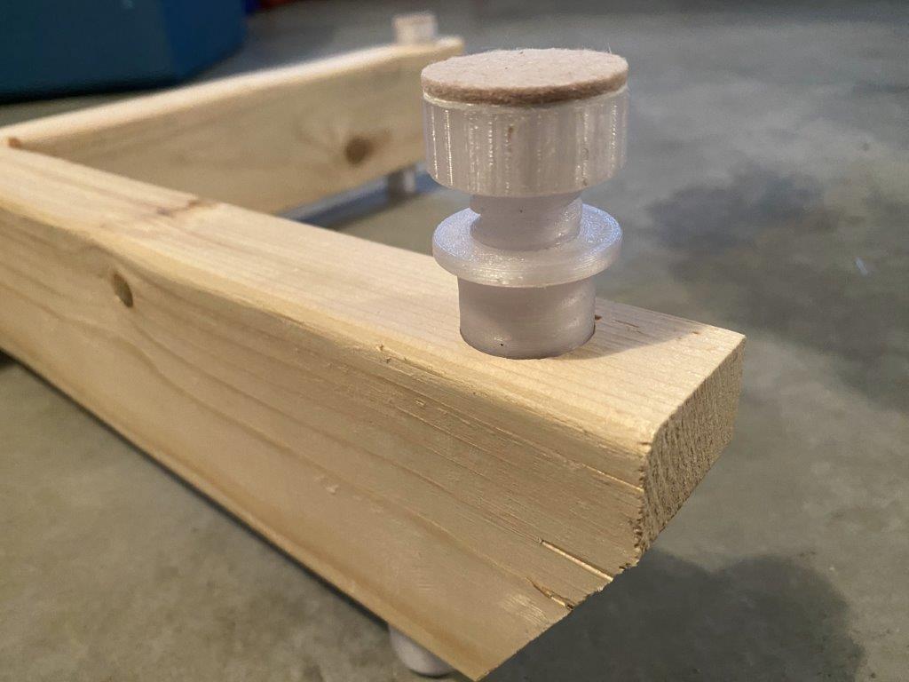 Adjustable Leveling Foot for Wood Projects