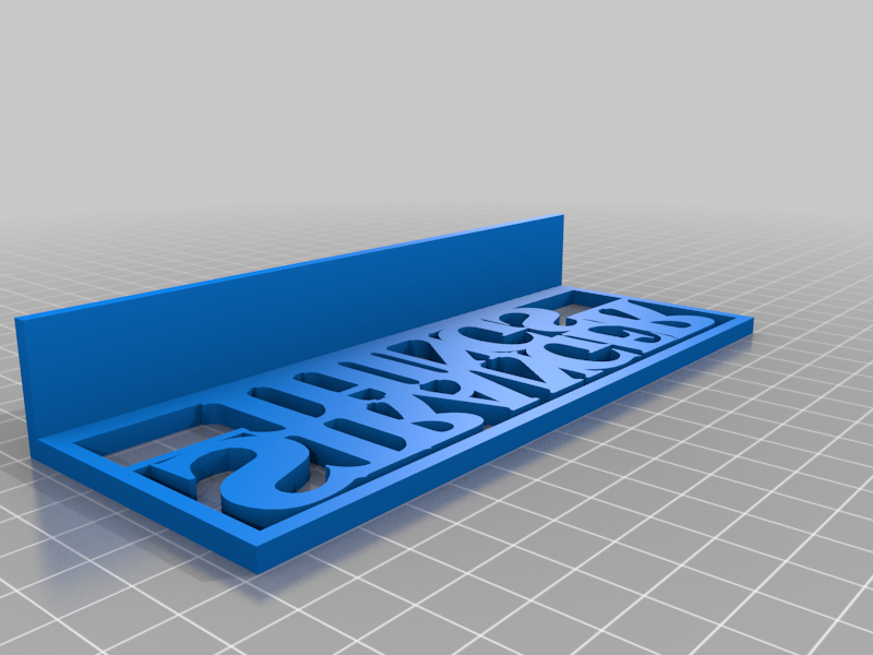 Stranger Things logo with stand