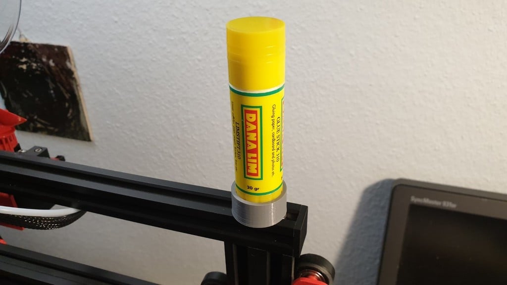 Glue Stick Mount for 80/20 Rail on 3D Printer