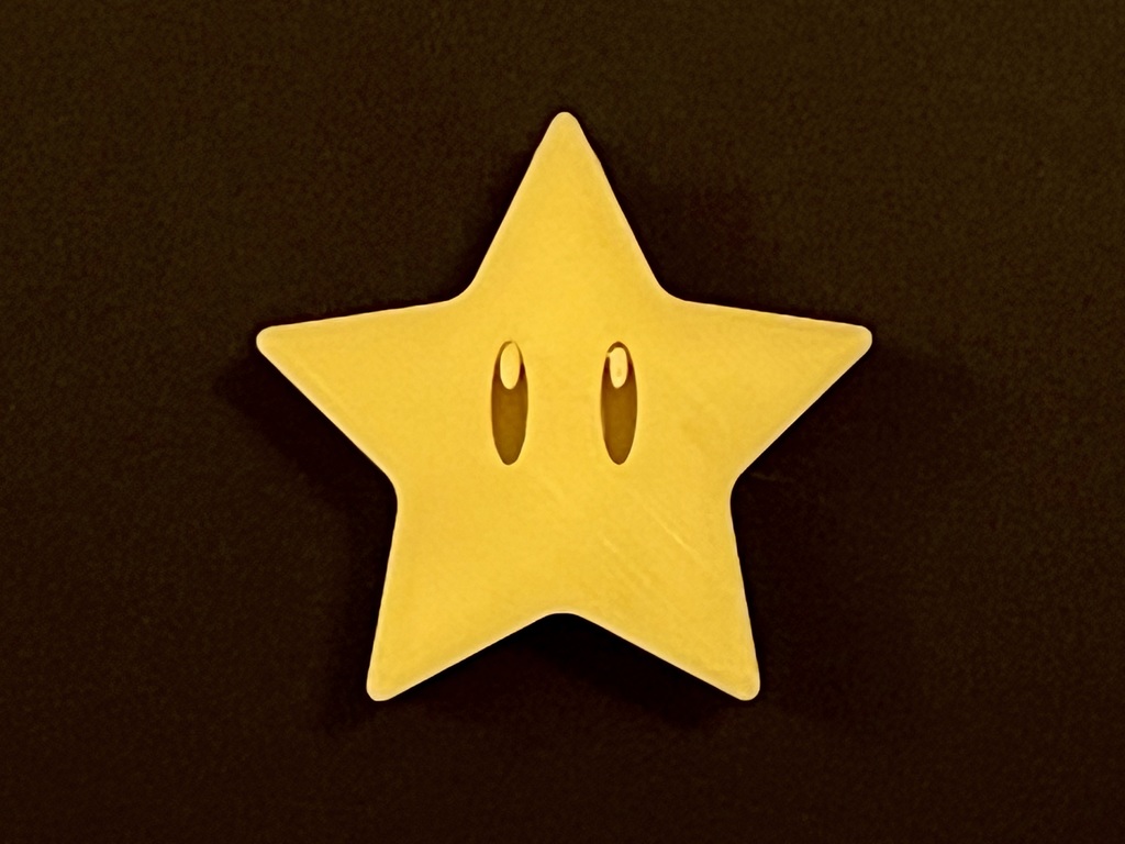 Super Mario Star Bead - 5cm