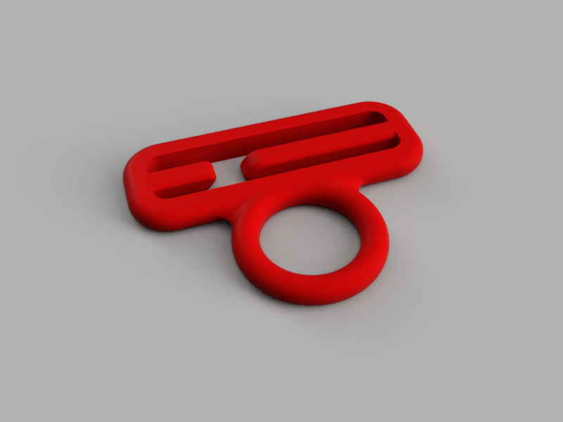 Simple Strap Clip With Loop