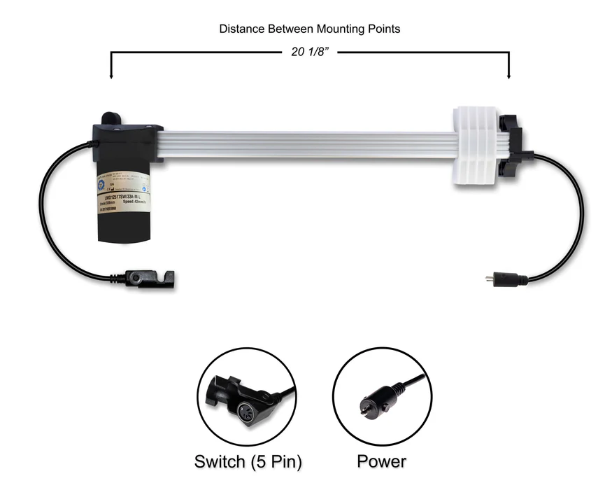 Linear Actuator Mounting Block 3D model