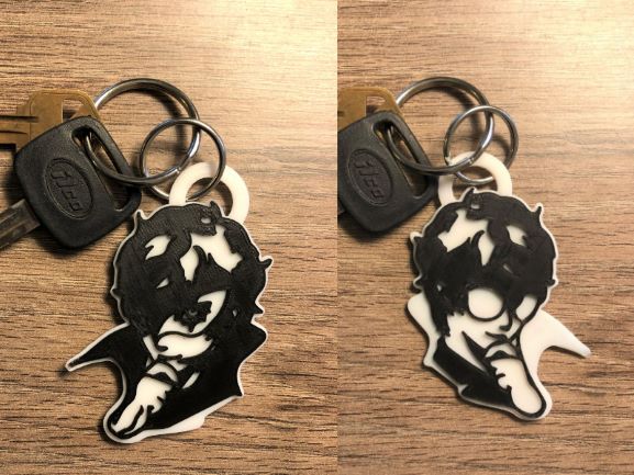 Joker Persona 5 Flippable Keychain