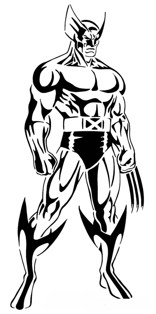 Wolverine Stencil 3