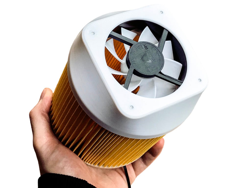 Air Filter Purifier Cleaner for 3d Printer Active Carbon HEPA Dust Filtration Health 80mm Fan Affordable No Smell
