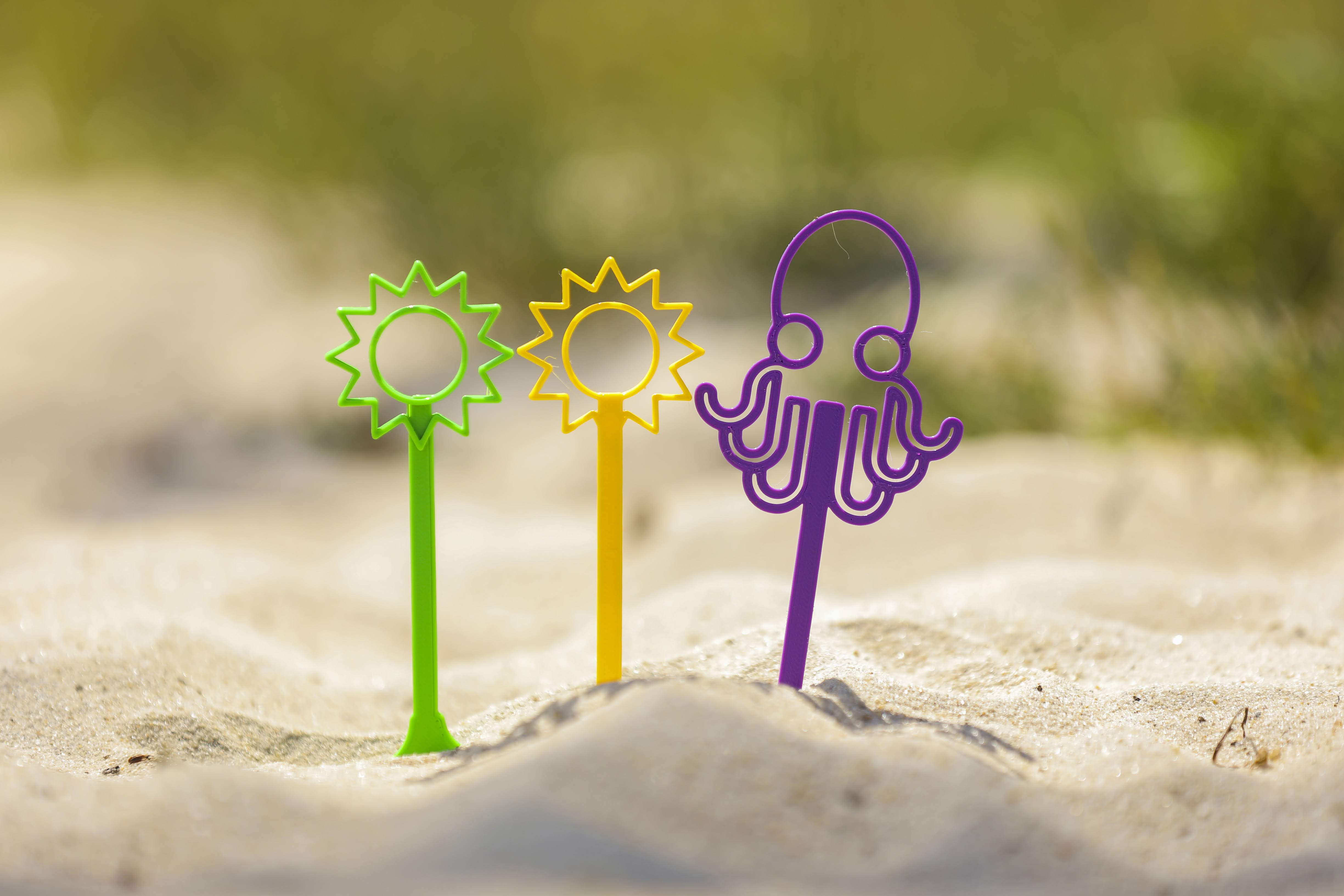 Graphic Art 3d Print Bubble Wands