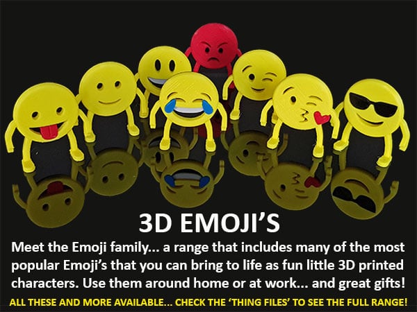 3D Emoji's 