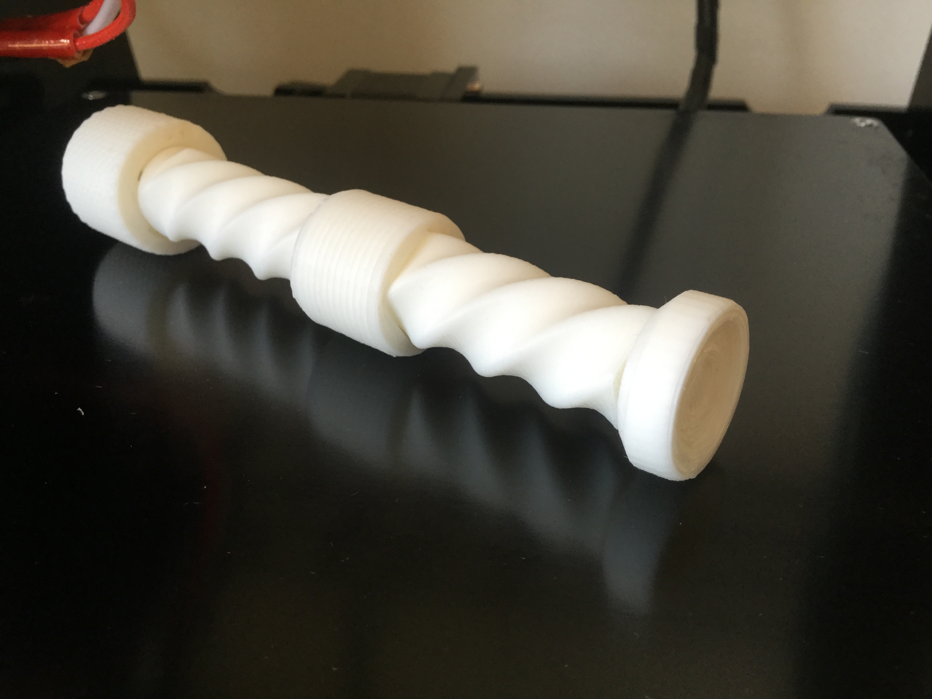 Push drill end cap