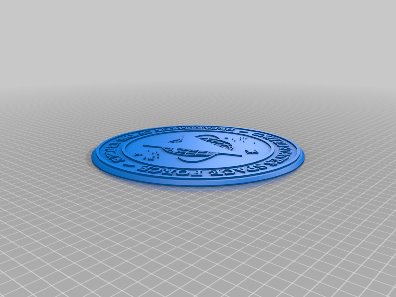Space Force Coaster or Coin