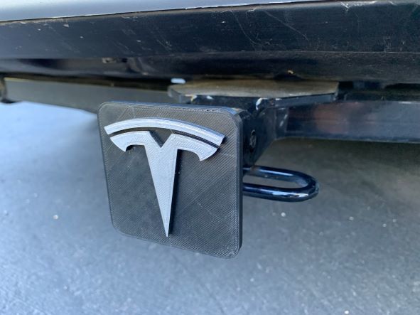 Tesla 1.5 Inch Hitch Cover