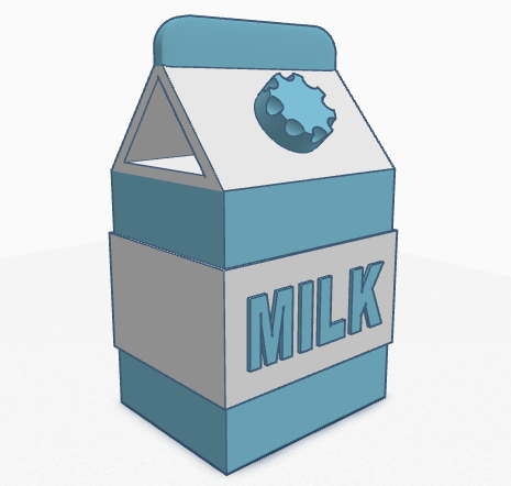 Milk carton box