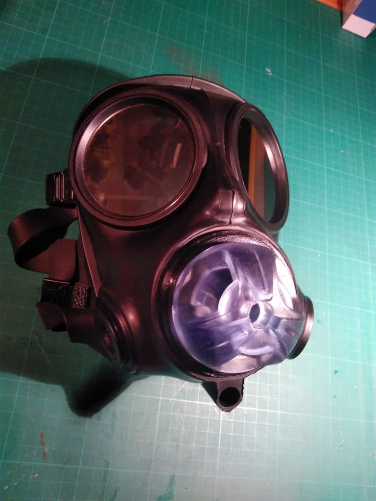 S10 gas mask flesh light adaptor 