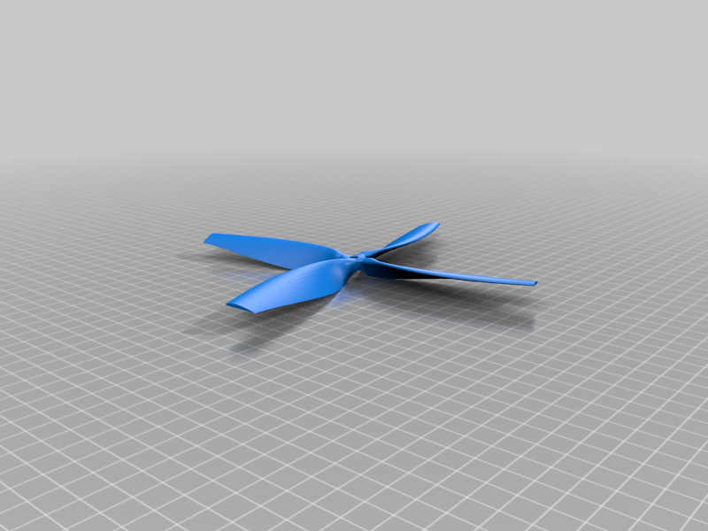 My Customized Parametric Propeller V3 + V4 (auto generate NACA airfoil)