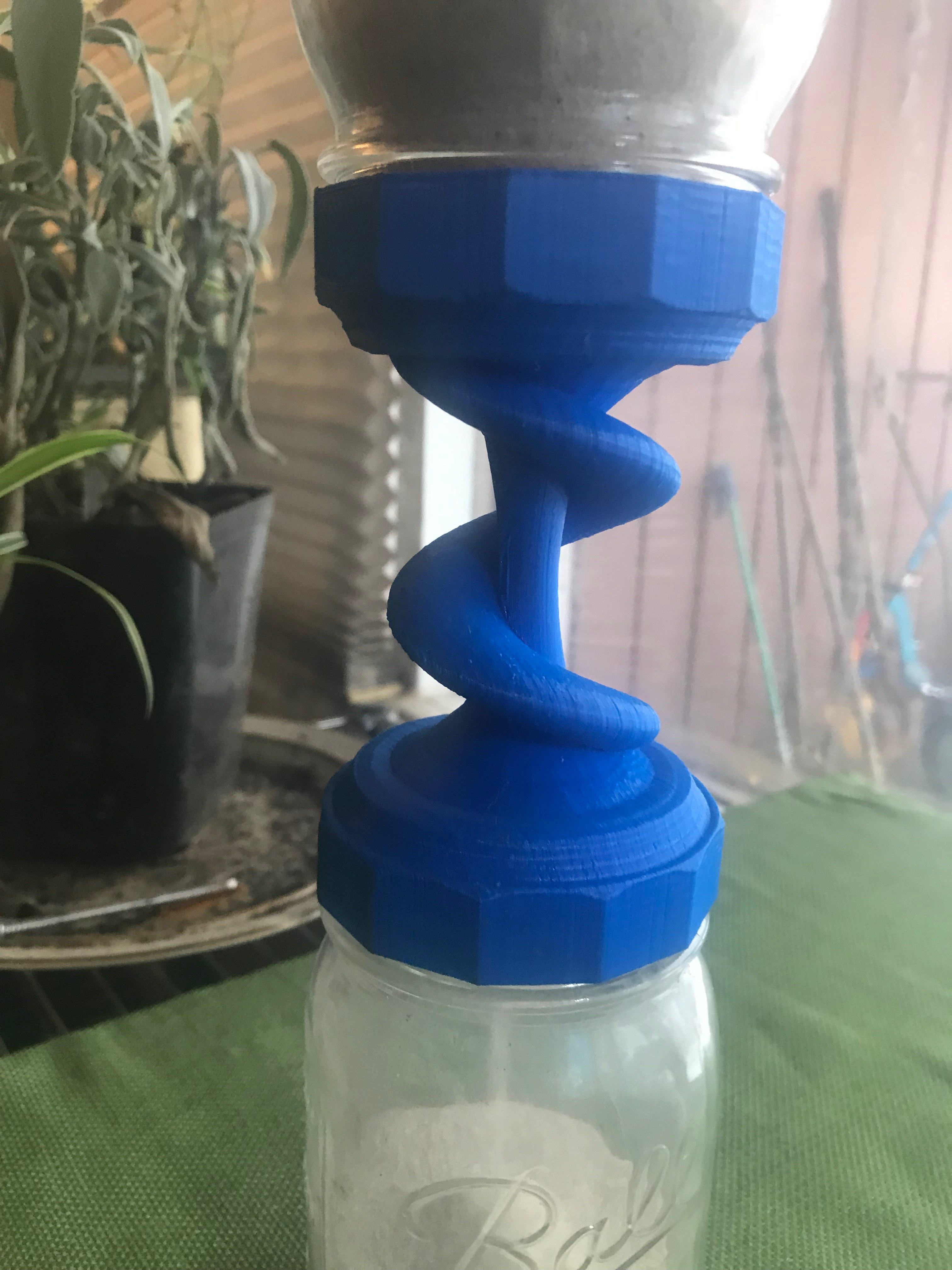 Mason Jar Hour glass