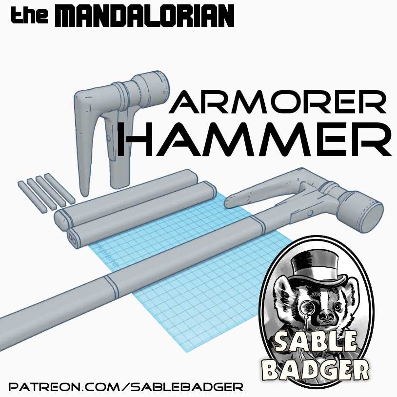 The Mandalorian - The Armorer - Hammer Prop