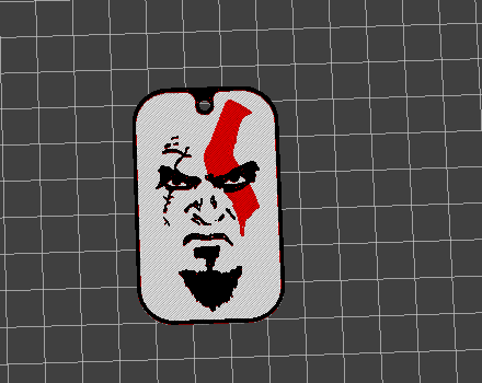 Kratos - God of war keychain