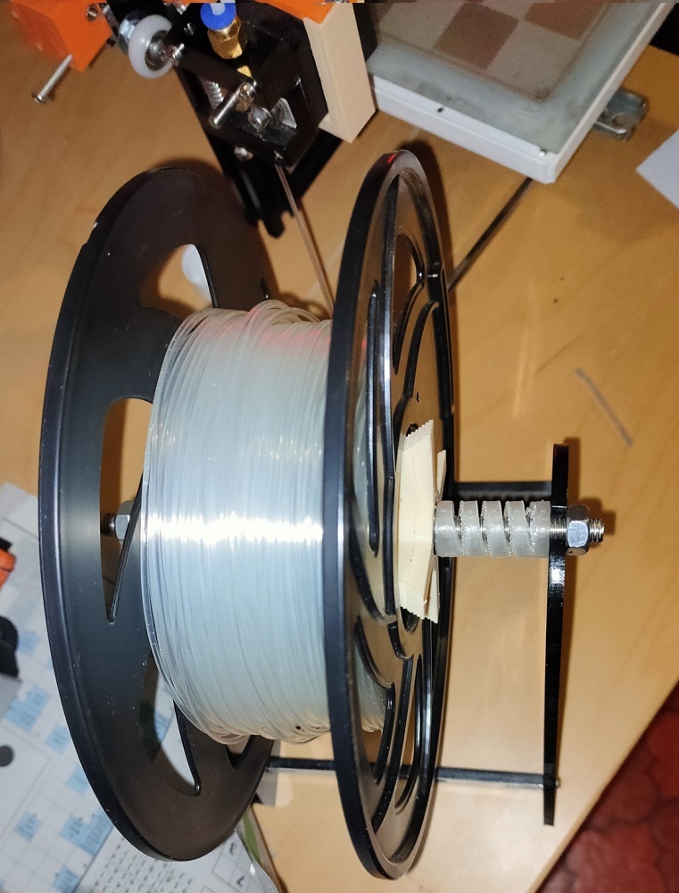 Spring for the Suspension of the Cone for a Filament Roll