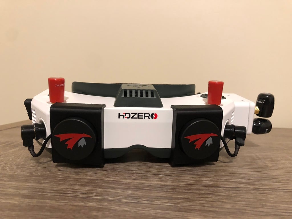 HDZero Goggles Secure Rail Mount for TrueRC Patch Antennas