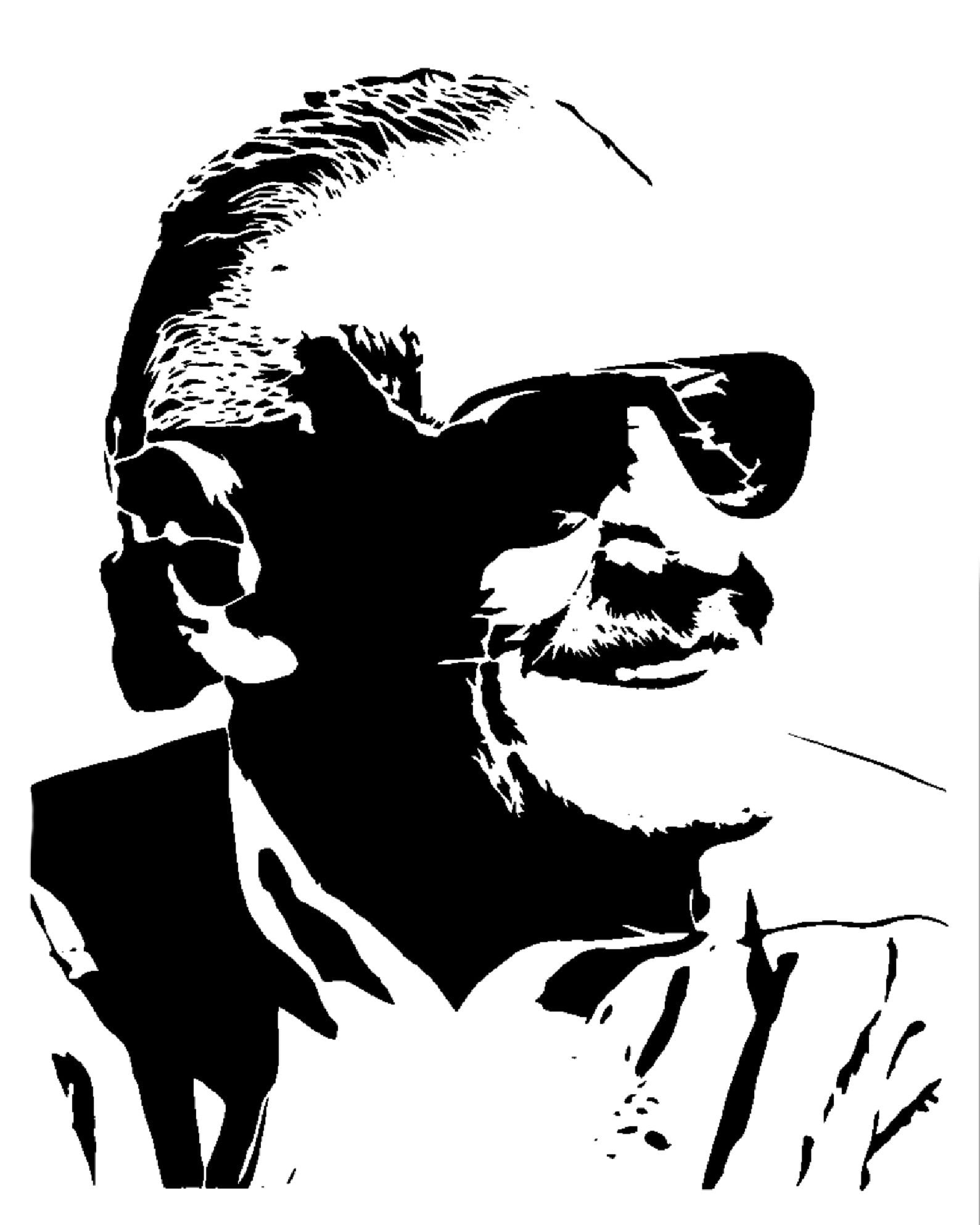 Stan Lee stencil