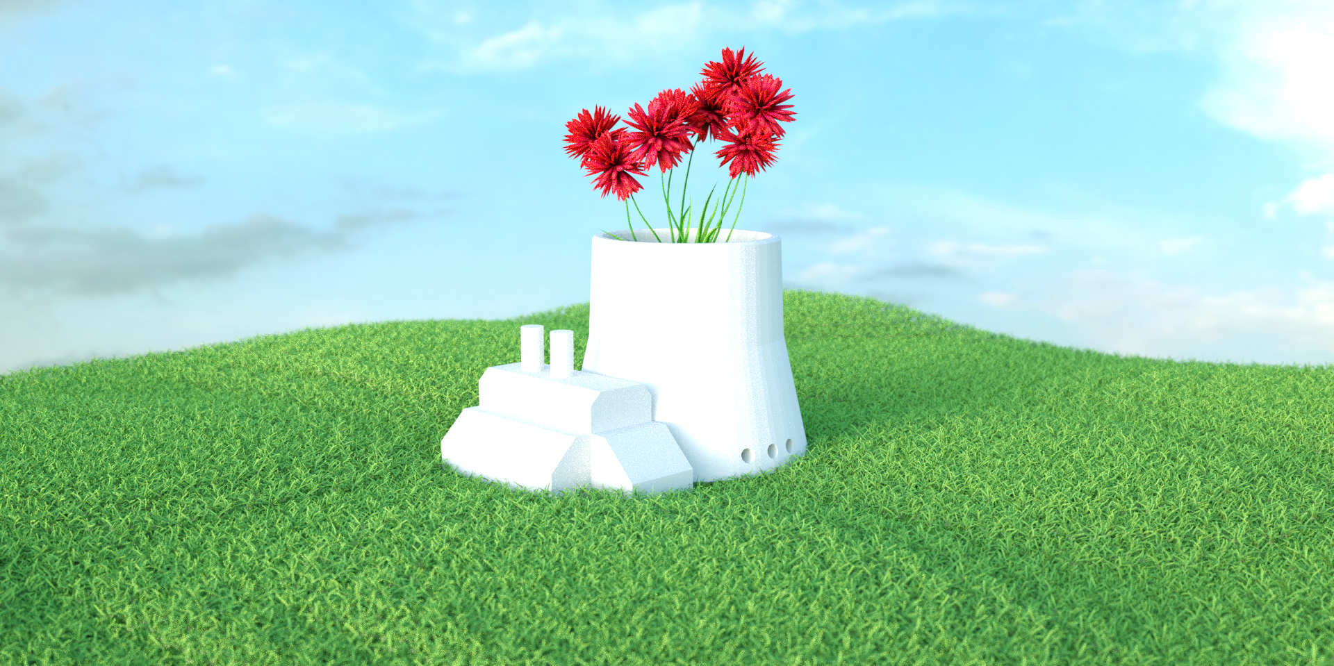 Nuke plant plant pot