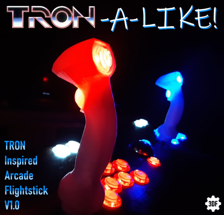 Tron Arcade Digital Flightstick V1.0