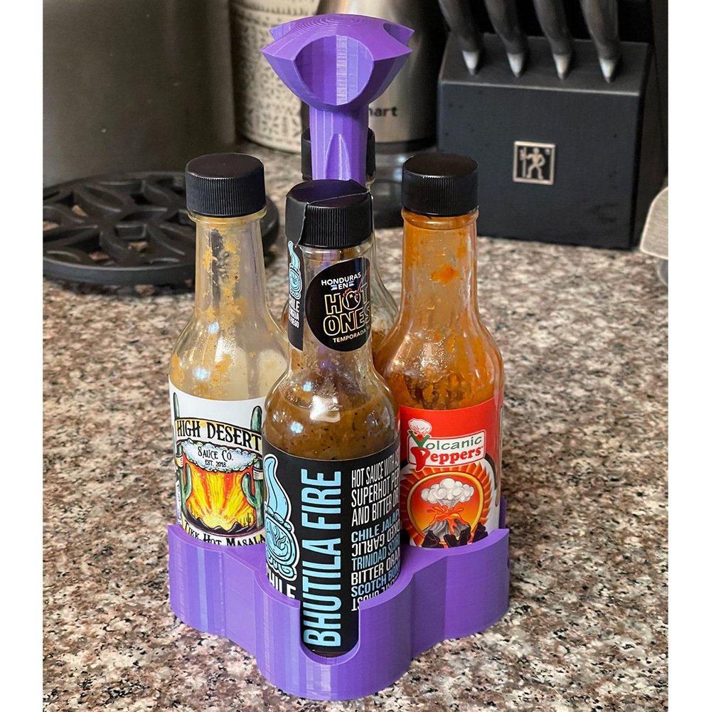 Hot Sauce Bottle Caddy