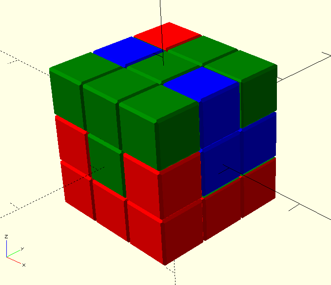 OpenSCAD Printable Interlocking Puzzle #1