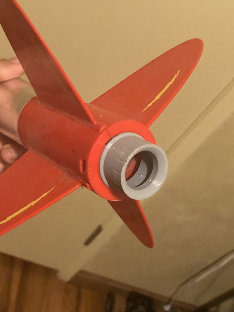 Estes model rocket nozzle 
