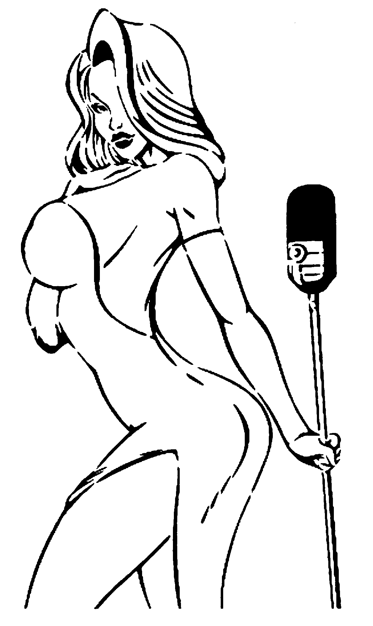 Jessica Rabbit stencil 3