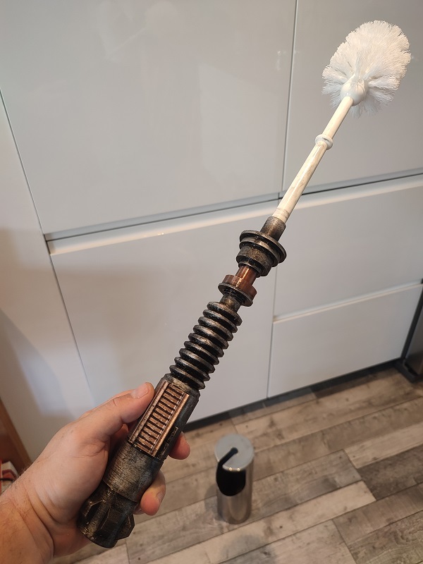 IKEA Toilet Brush adapter for Luke Skywalker - Lightsaber