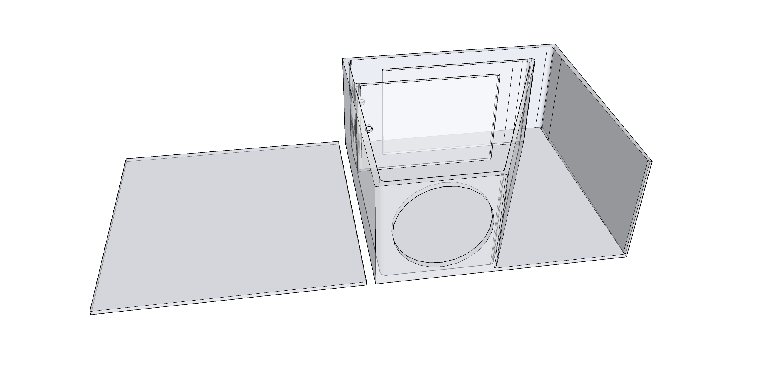 small 1.5" speaker box/horn
