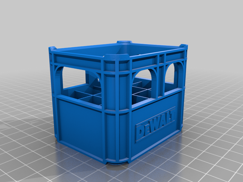 DeWALT stackable battery crate