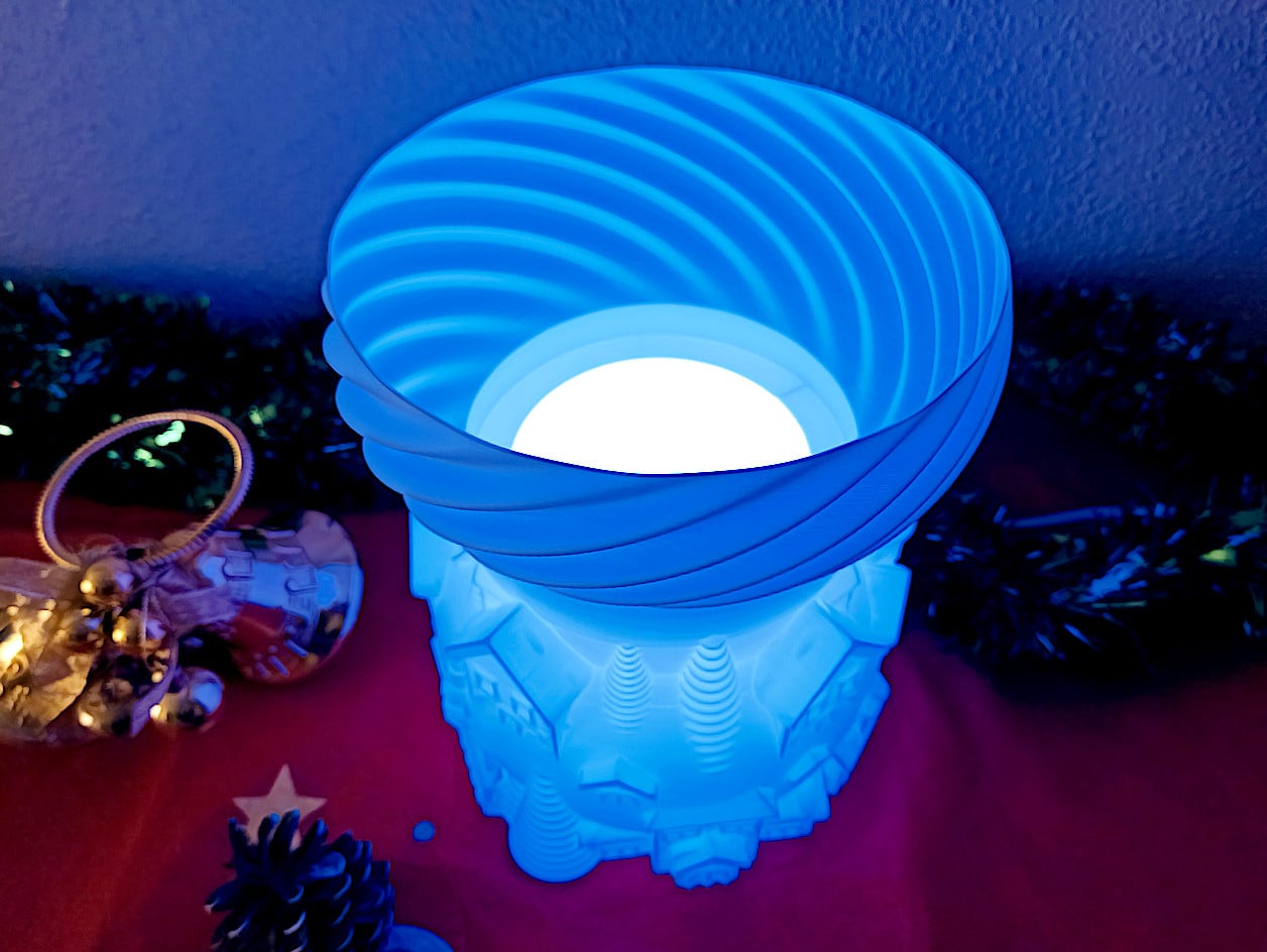Christmas Lamp (Vase mode) + bowl