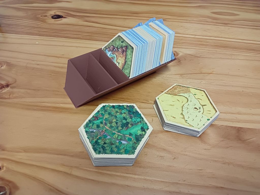 Box for the resource fields in Settlers of Catan