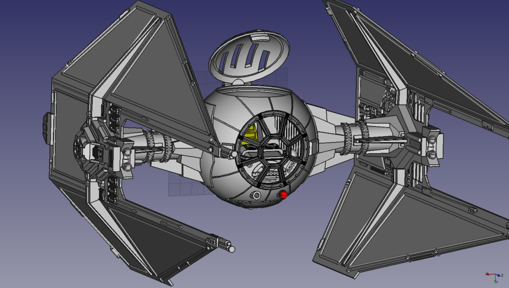 Star wars TIE Interceptor 3.75" figure