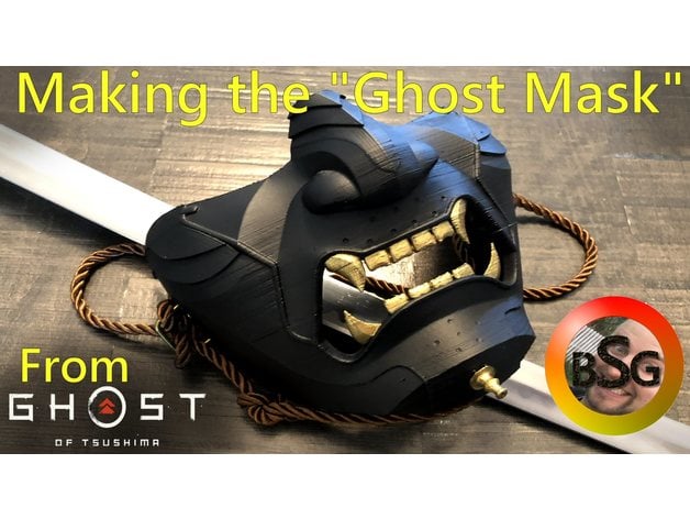 “Ghost Mask” From Ghost Of Tsushima