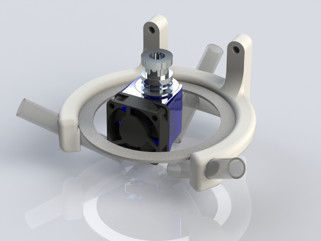 PLA cooling mount for Sparkcube V1.1