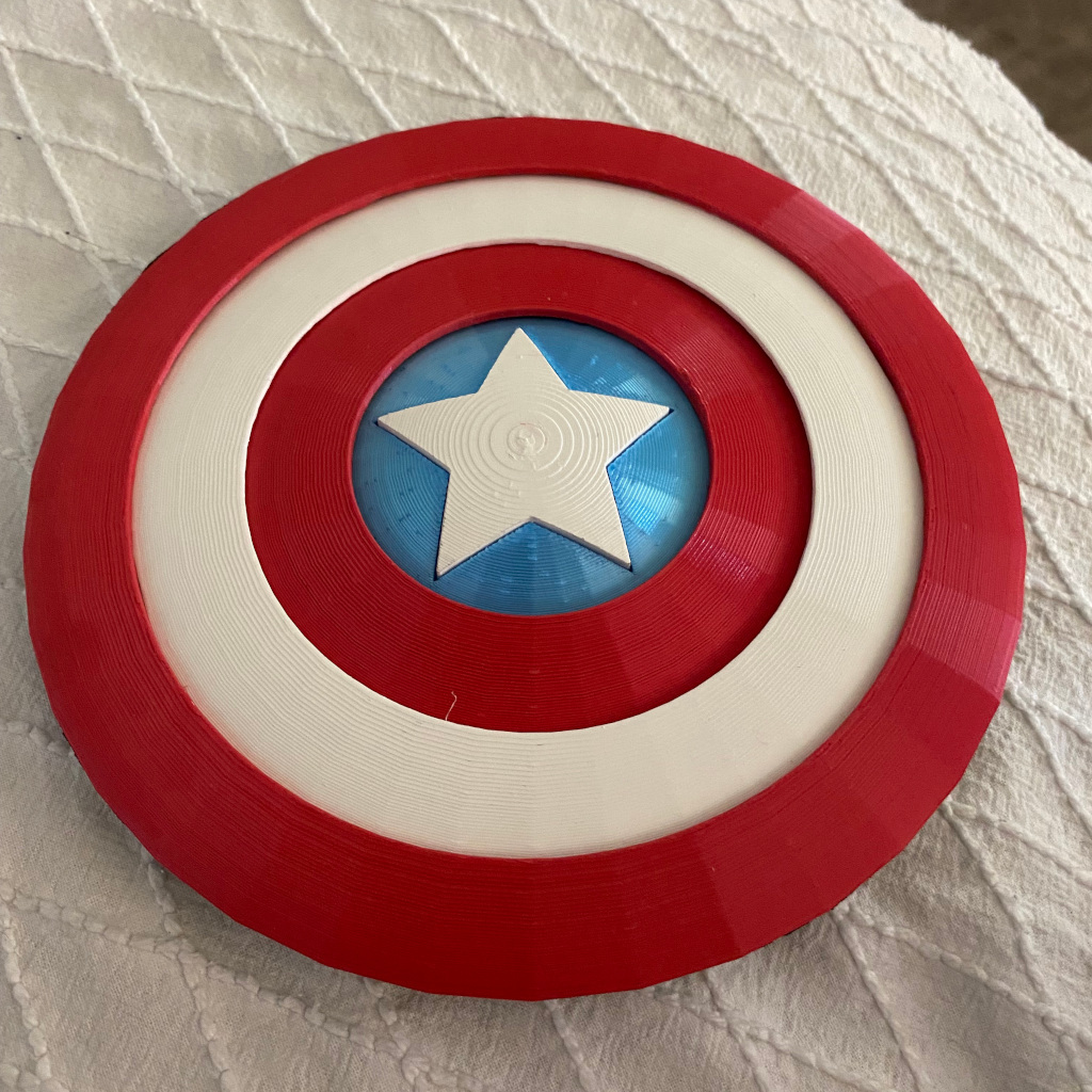 3-Color Captain America Shield