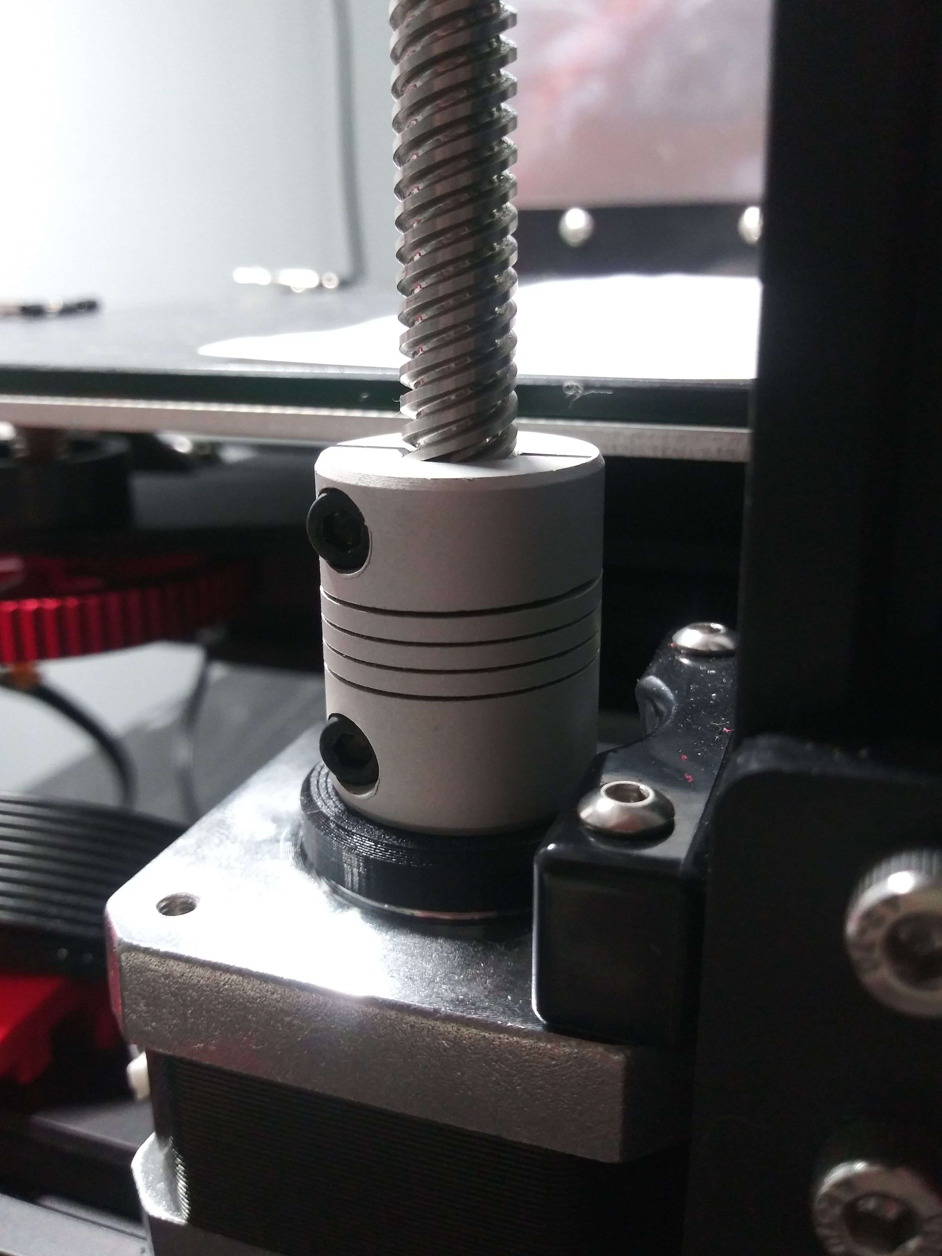 Flexible coupling spacer setup