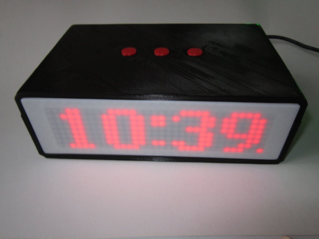 Watch case for Arduino and max7219