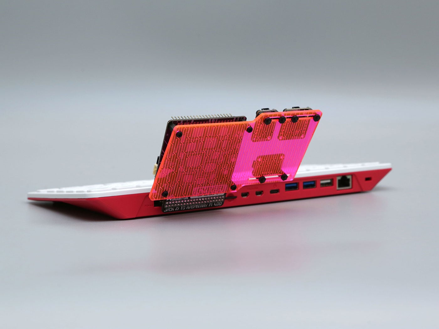 Cyberdeck Plate for Raspberry Pi 400