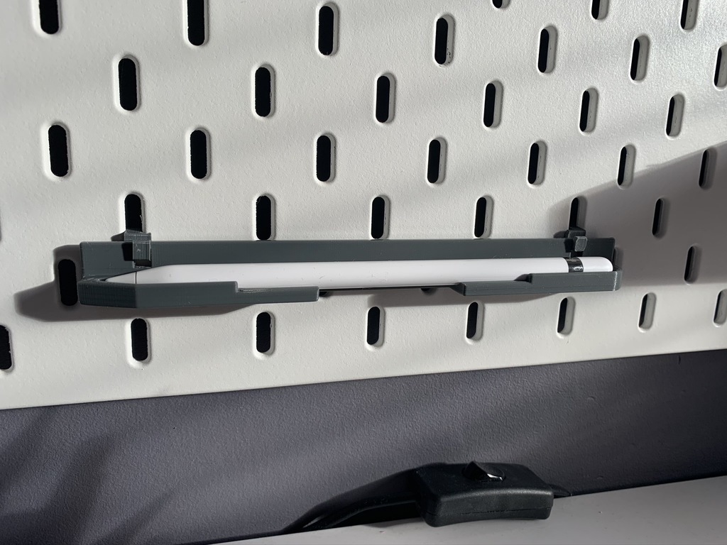  Holder for Apple Pencil/Pencil 2 - IKEA SKADIS pegboard
