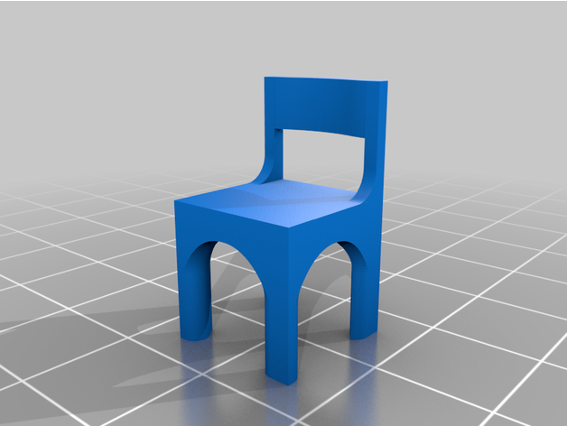 FICHIER pour imprimante 3D : salon - bibliothèque - salle a manger  Featured_preview_chair