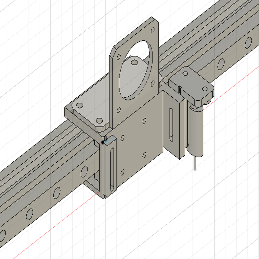 linear rail direct drive bmg mount for ender 3