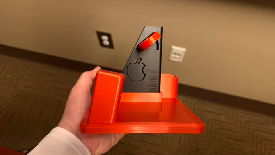 PSA Dagger and Apple Watch Stand