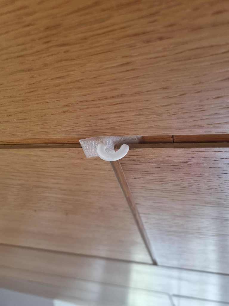 Clip in hook (i.e. for VR ceiling hangers)